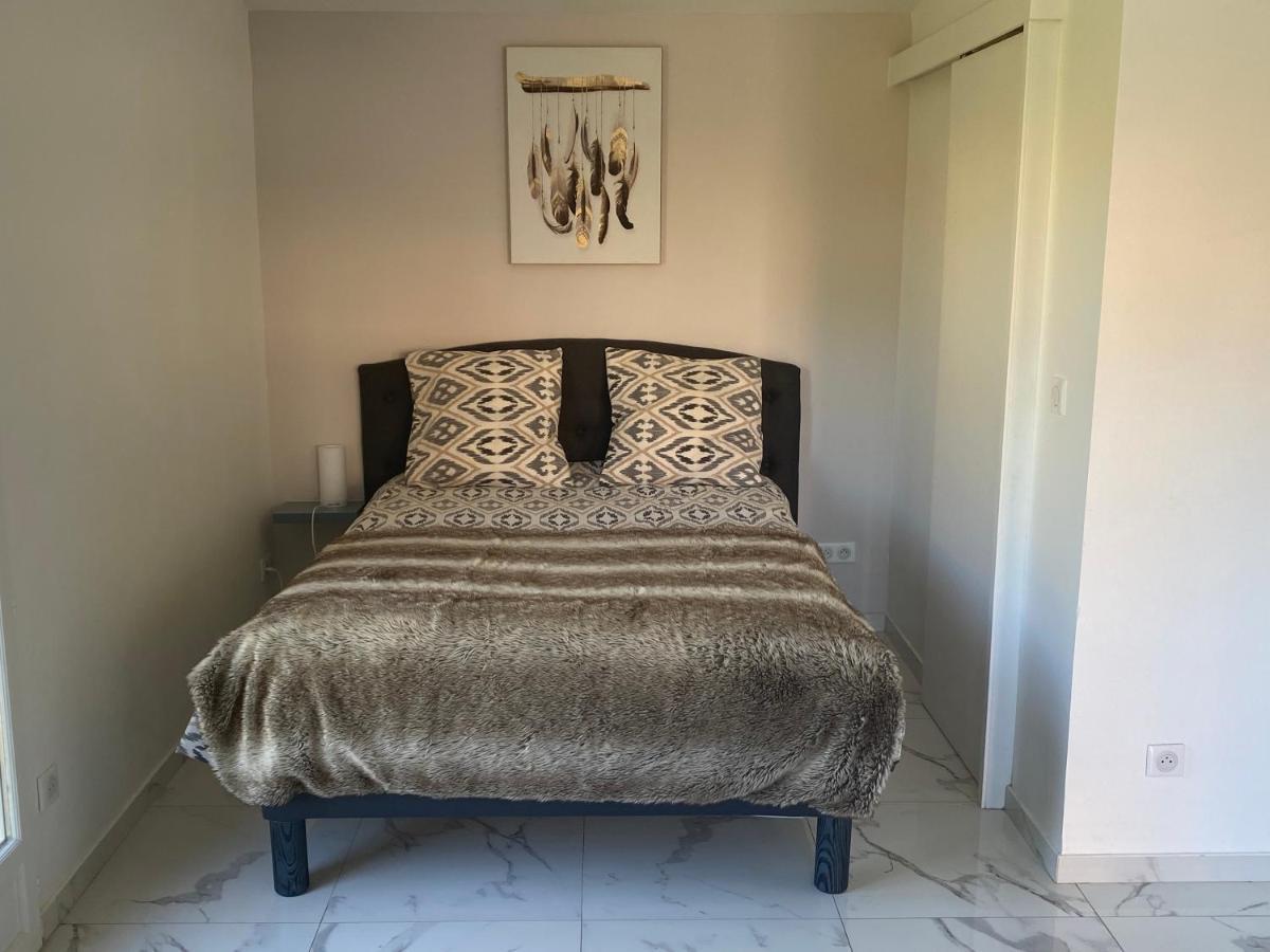 Studio Climatise Avec Piscine Et Jardin Villeneuve-Loubet Zewnętrze zdjęcie